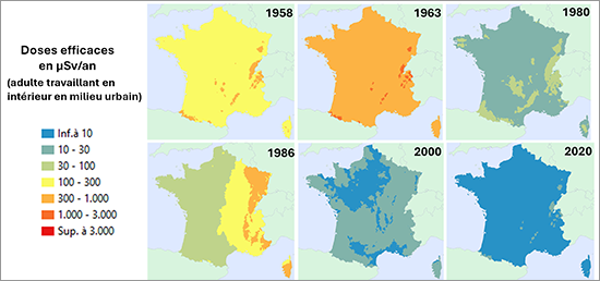 L’ASNR retrace 80 ans d’exposition de la population française aux retombées radioactives de toutes origines